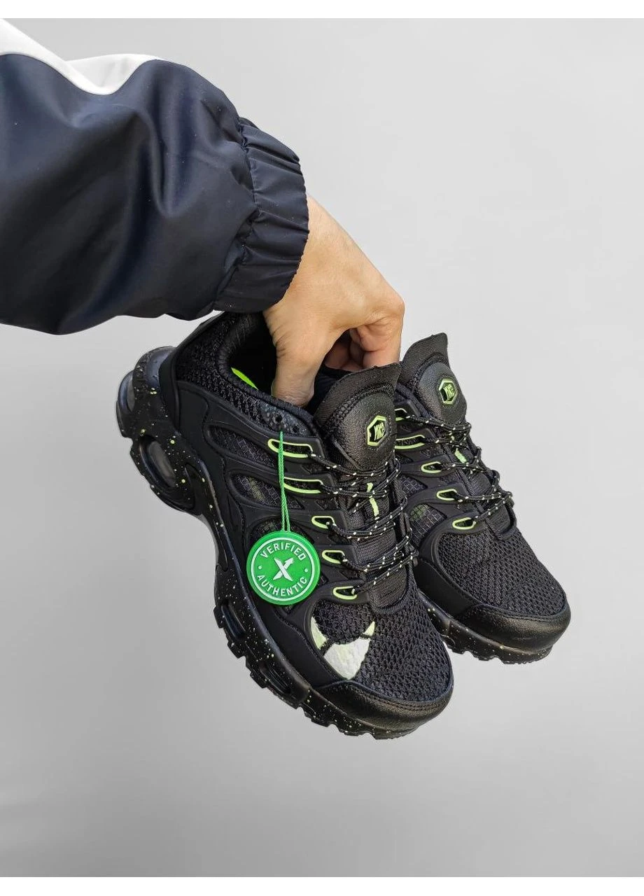 Сірі Осінні кросівки чоловічі nike air tn terrascape black / green найк аір макс тн плюс No Brand