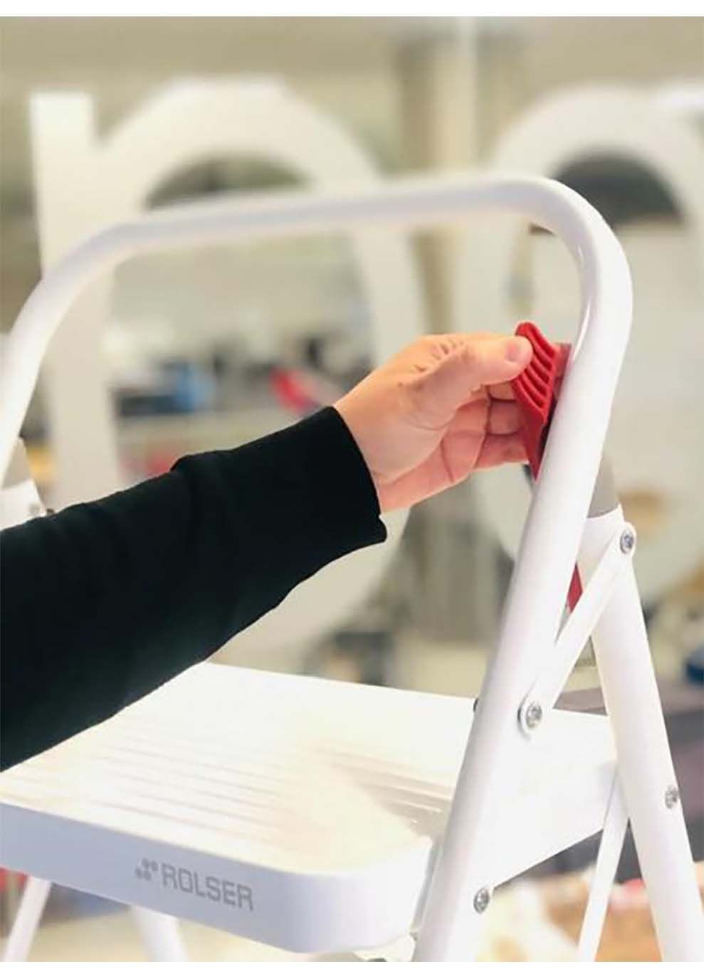 Лестница Taburete M/10 UNE 2 ступени Blanco Rolser (367188003)