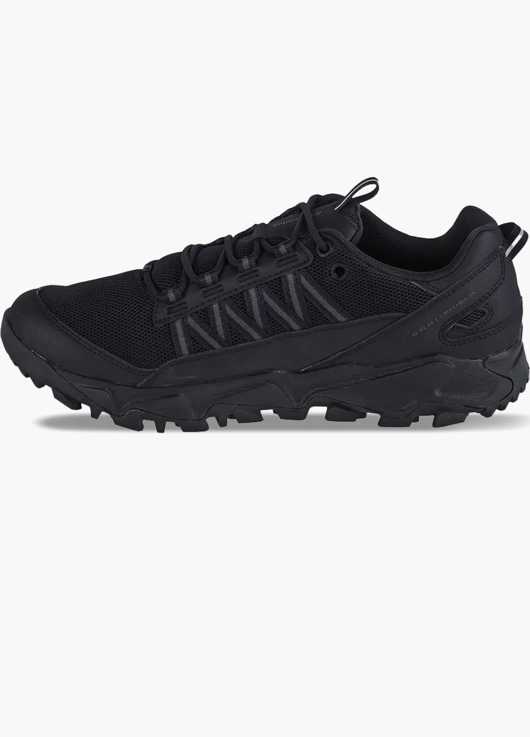 Черные демисезонные кроссовки мужские flow fremont black ym1337-010 Columbia