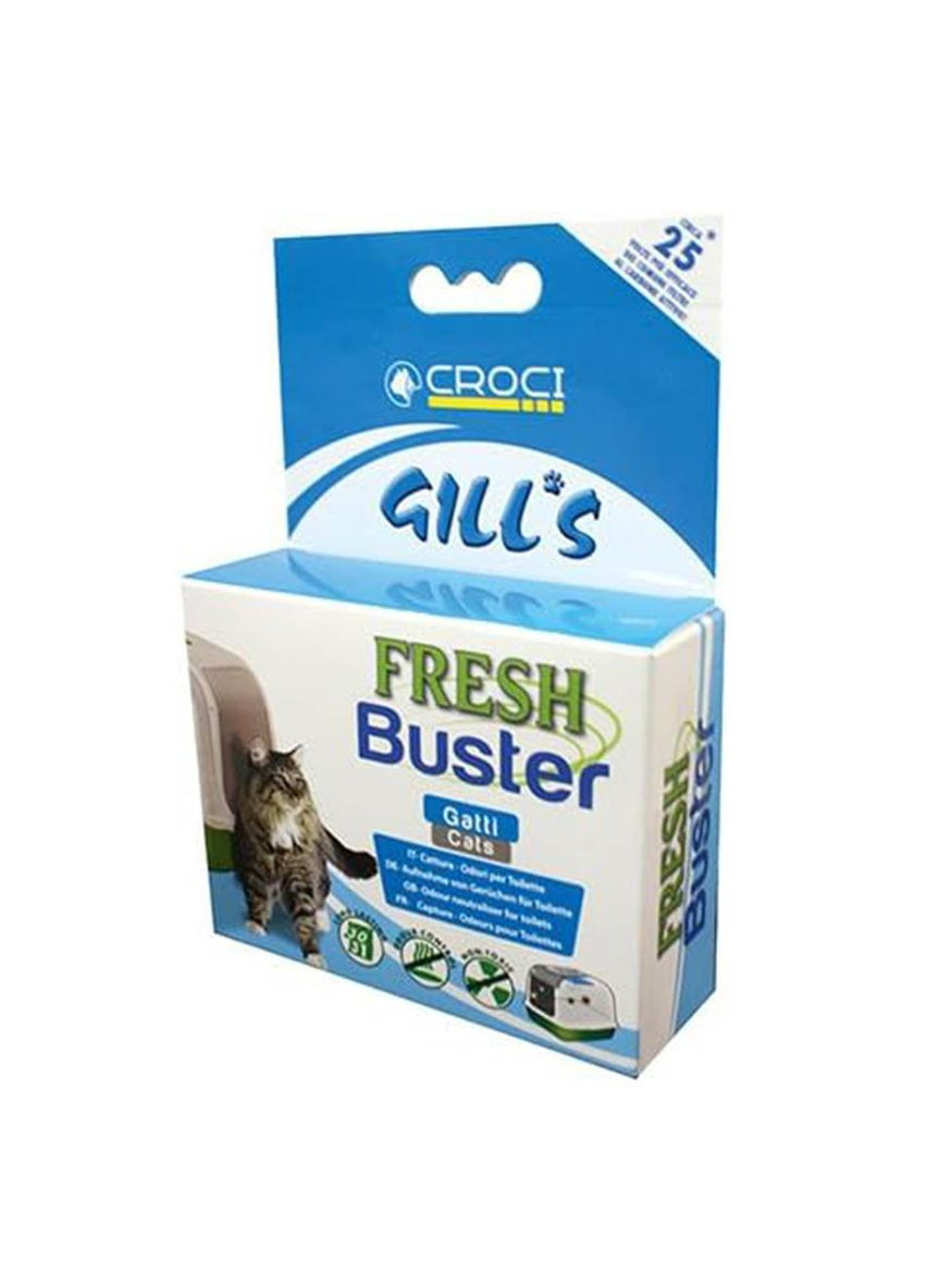 Поглинач запахів для закритих котячих туалетів бустер Gill's Fresh BusterToilet Odors, 183667 Croci (280916410)