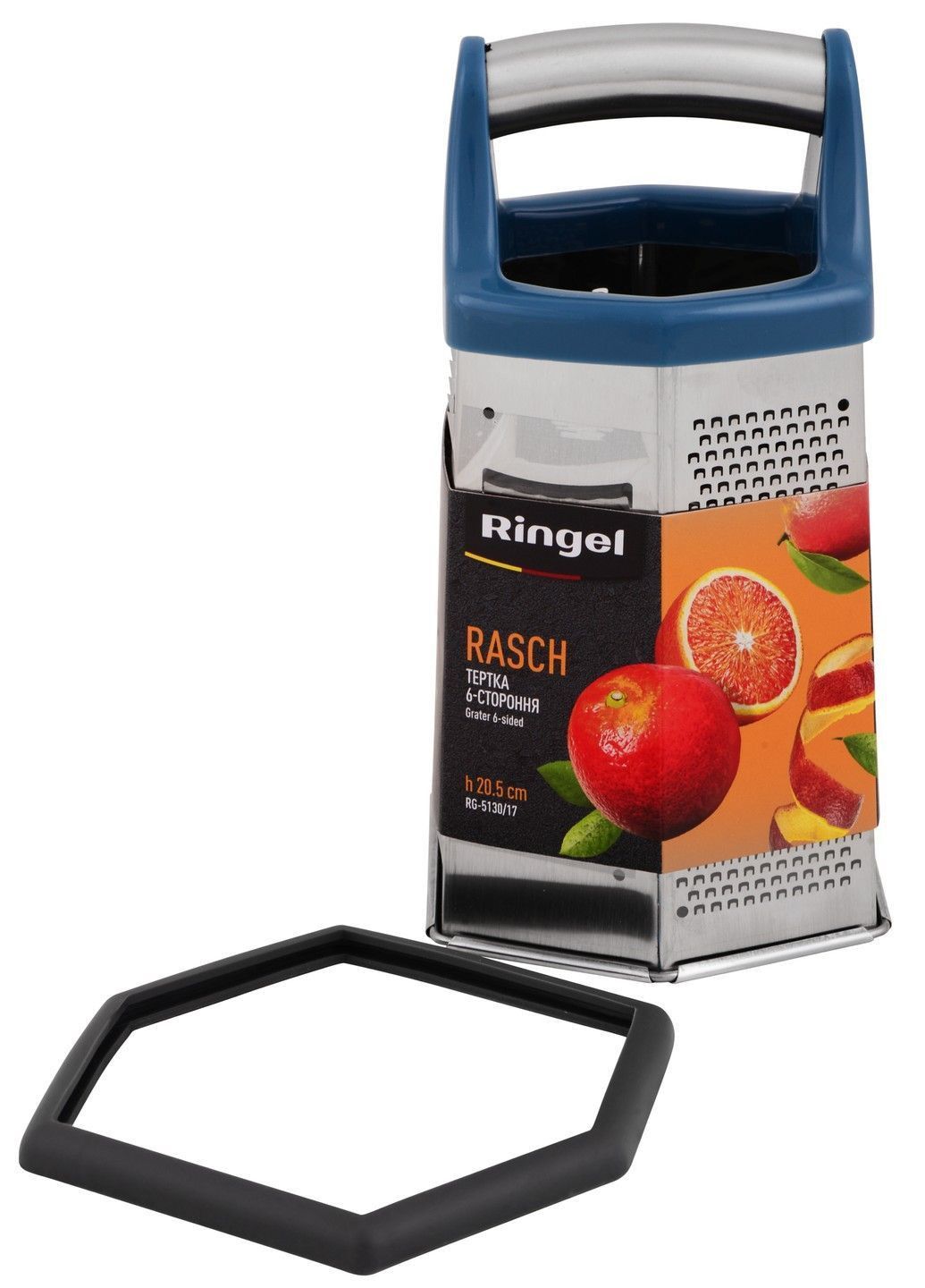 Кух.прилад Rasch Тертка 6-стороння 20.5 см (RG-5130/17) Ringel (365276174)