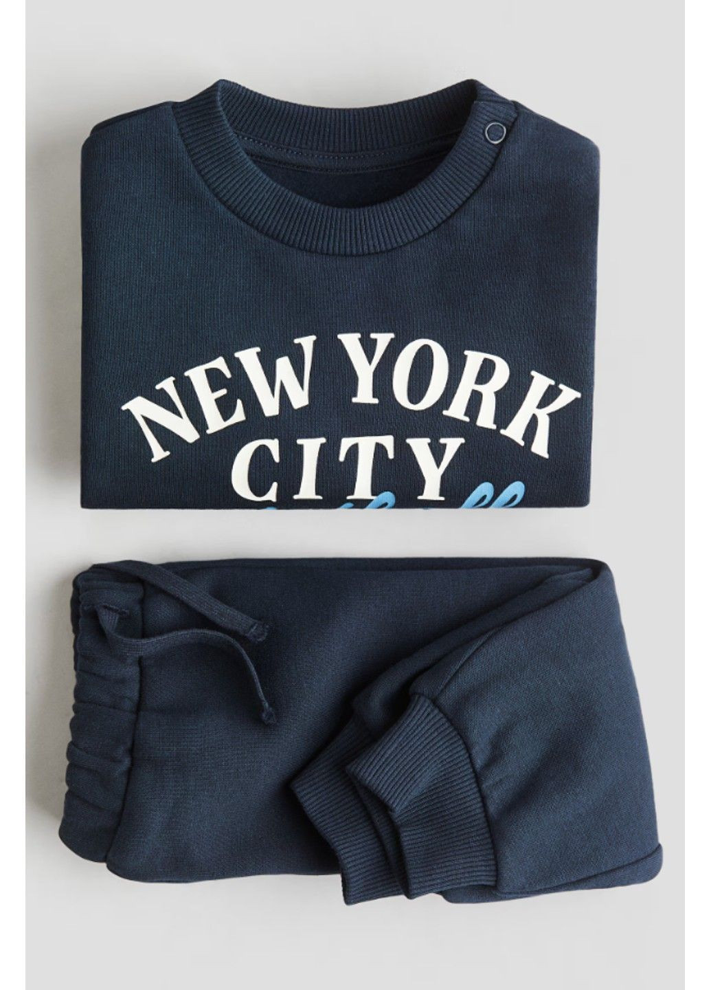 Темно-синий зимний костюм H&M