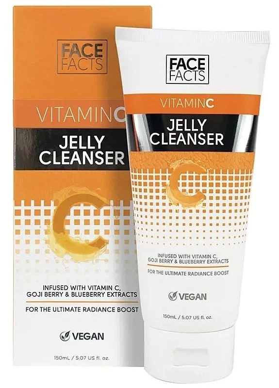 Гель для вмивання з вітаміном С Vitamin C Jelly Cleanser 150ml (2-1123207) Face Facts (380144055)