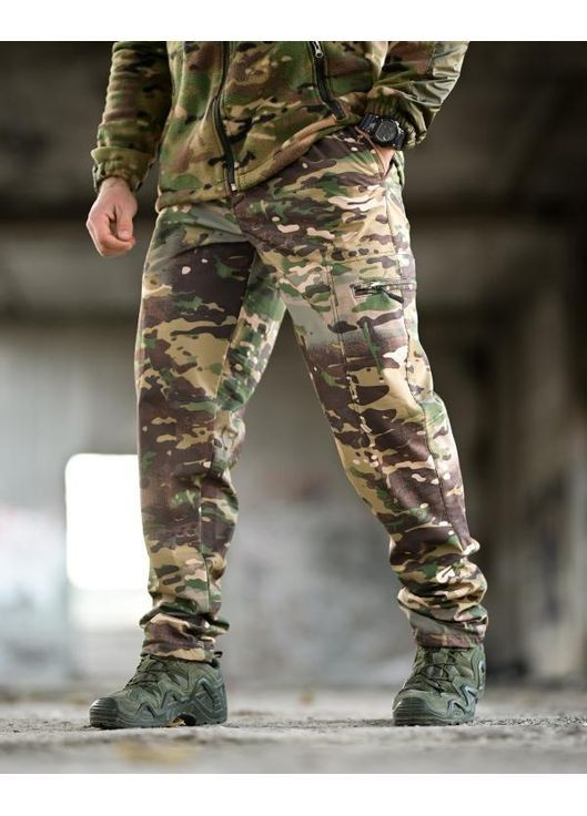 Тактичний чоловічий зимовий костюм 5 в 1 SoftShell мультикам No Brand