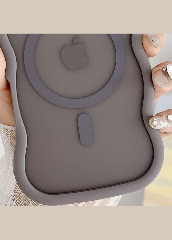 Чохол на iPhone 15 / для айфон 15 з функцією магсейф MagSafe фігурний Black Epik (360637567)