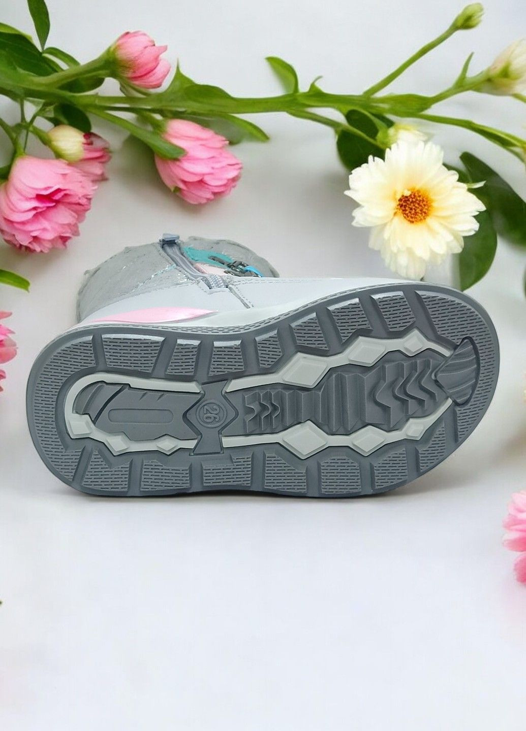 Термо черевики зимові дутики для дівчинки на овчині ТОМ М Tom.M (304274447)