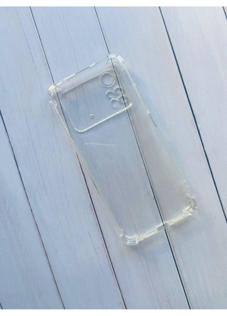 Ультратонкий силиконовый чехол с утолщёнными углами для Xiaomi Poco M4 Pro 4G Creative (359486796)