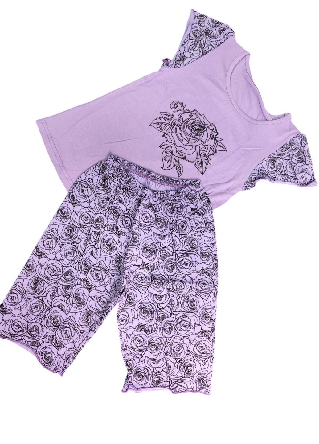 Бузкова піжама трикотажна Валери-Текс