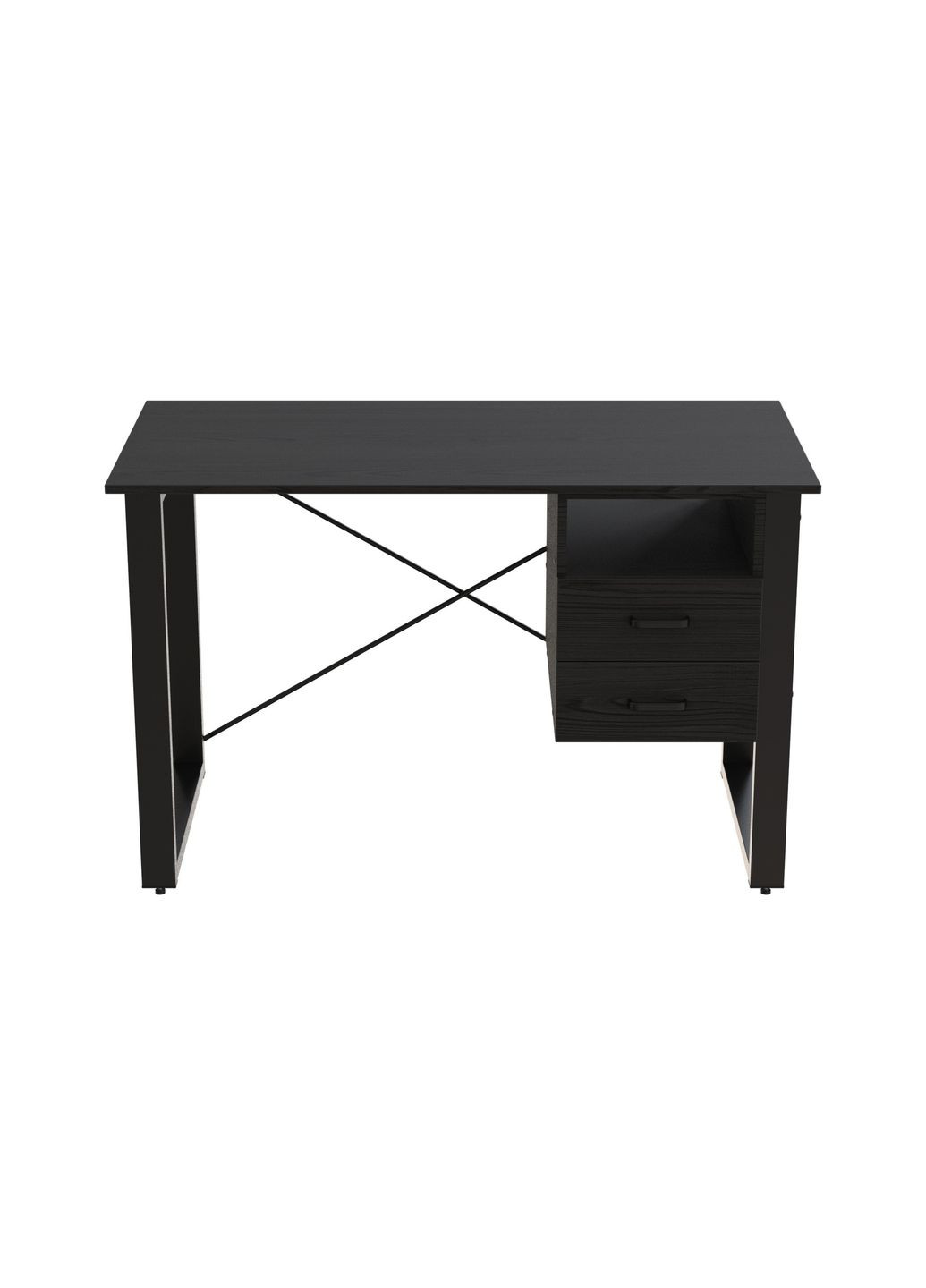 Письмовий стіл із ящиками Оскар 750x1200x600 метал Чорний ДСП 16 мм (FRD-103215) Ferrum-decor (360645204)