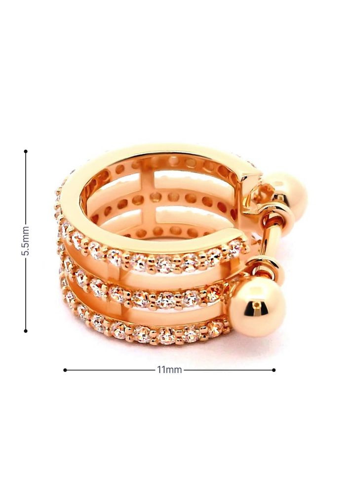 Золота сережка-кафа (з40081) IRIJ (331016838)