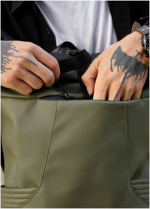 Рюкзак ролл унисекс RollTop KQN хаки (R-24320119m-VS) Sambag (302450472)