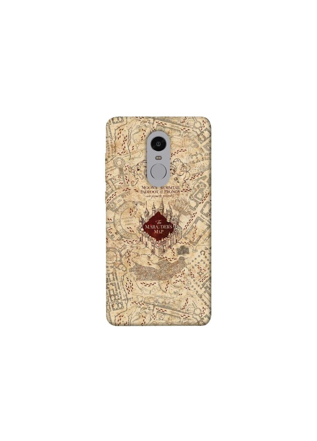 Чехол на Xiaomi Redmi Note 4X / Note 4 (Snapdragon) Harry Potter Marauder's Map Frontalka (361990911)