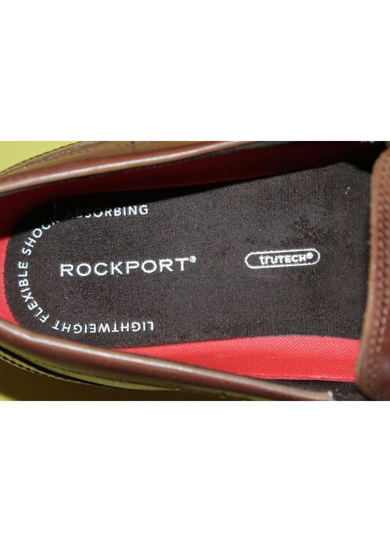 Коричневые туфли мужские, размер 47,5 Rockport без шнурков