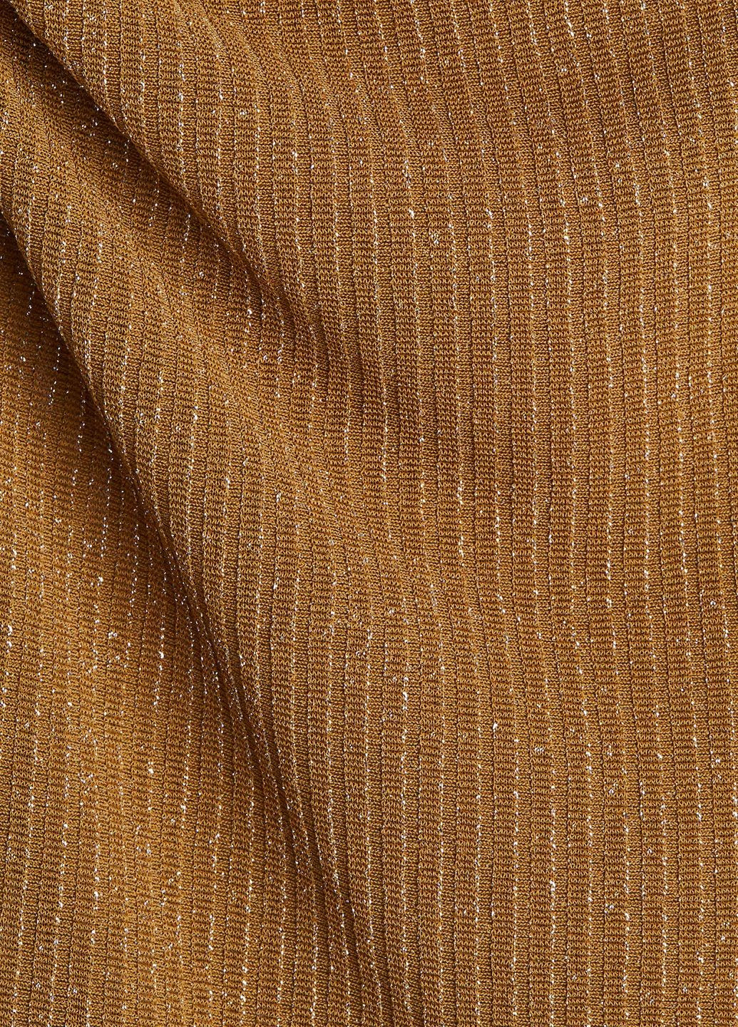 Темно-бежева святковий сукня H&M однотонна