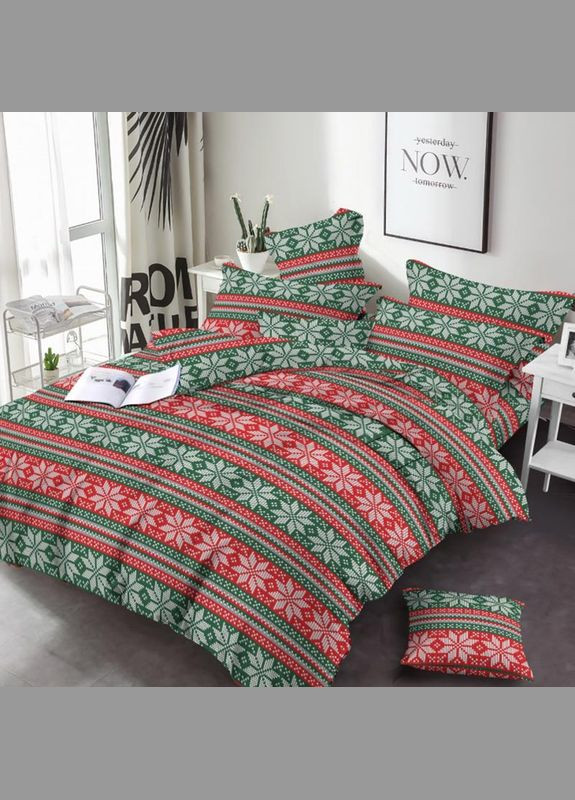 Постельное белье Merry Christmas Бязь Люкс Двуспальное на резинке MERISET (306739928)