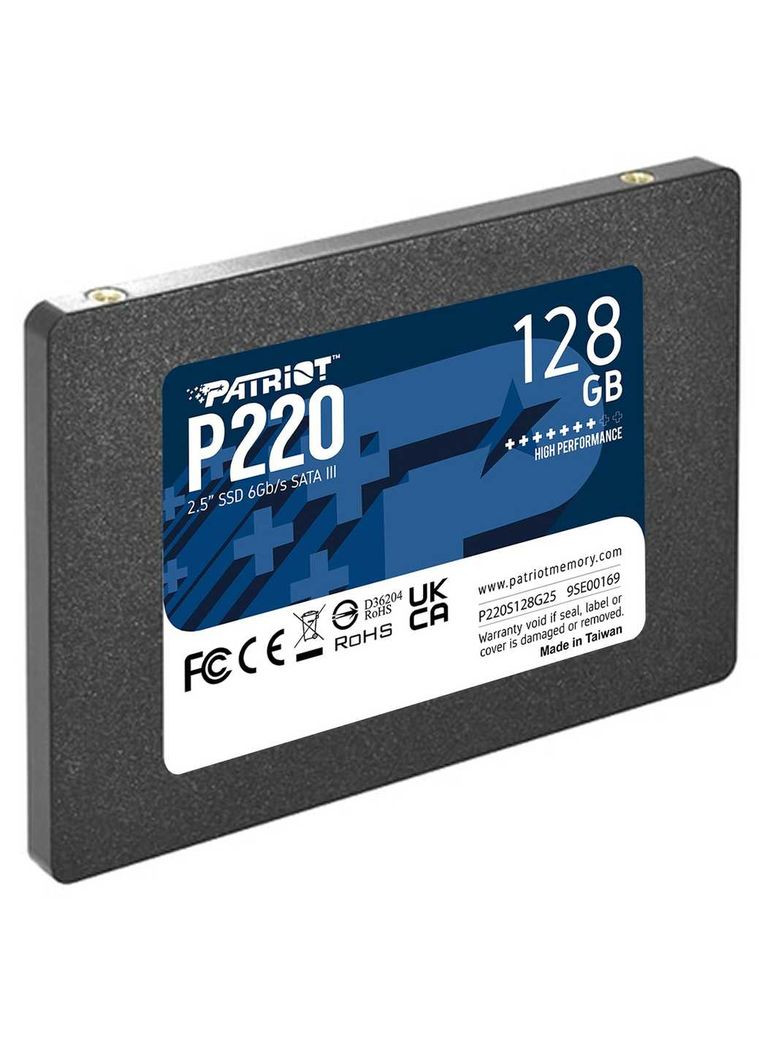 Накопичувач SSD 128GB P220 2.5" SATAIII TLC (P220S128G25) Patriot (336955857)