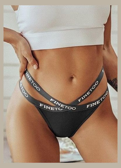 Жіночі трусики в рубчик труси Finetoo (316323014)