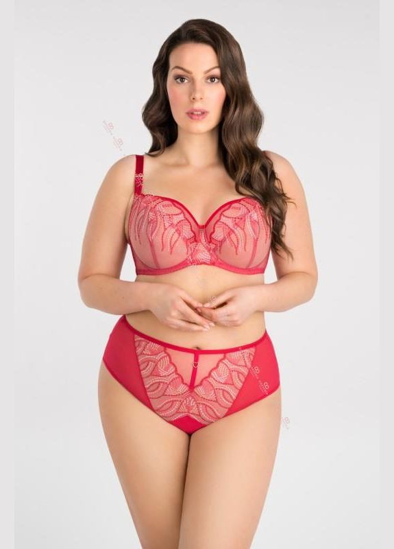 Красный бюстальтер мягкий crazy heart Gorsenia с косточками