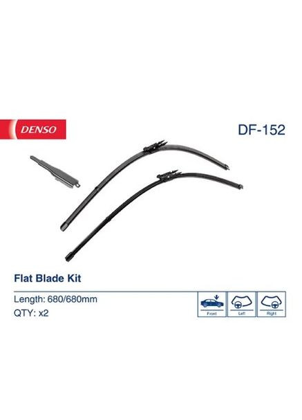 Щетка стеклоочистителя К-Т БЕСКАРКАСНЫЙ / 680/680 MM / / FORD MONDEO V 2014 > DF-152 Denso (369165818)
