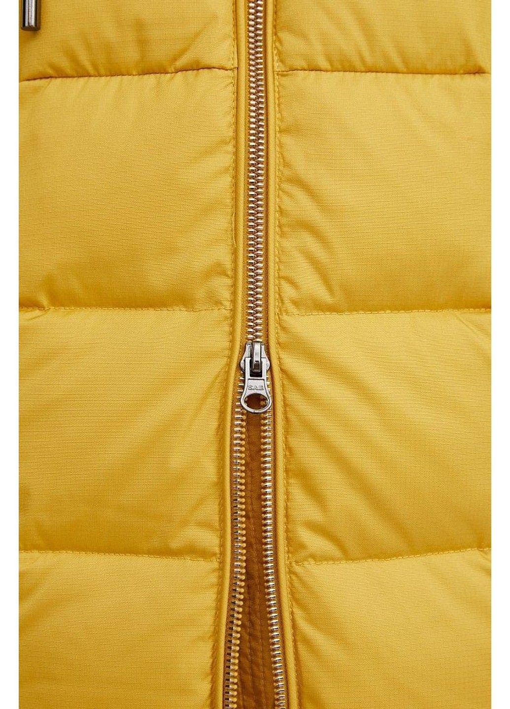 Жовтий зимній Пуховик Finn Flare