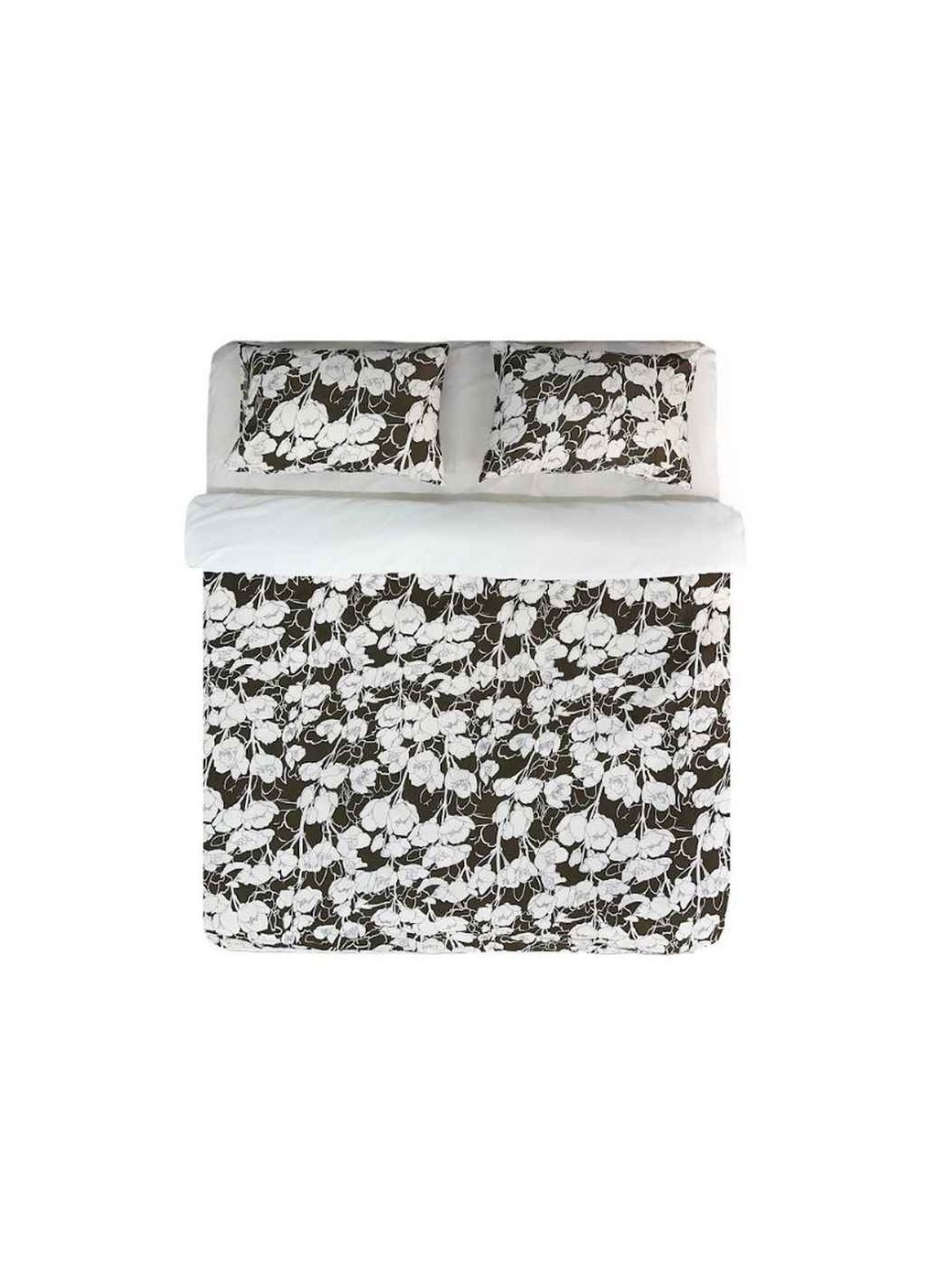 Комплект постільної білизни Printed 10006-2 (2,40м) 80г/м2 CLOSED Plain White (2н 57) мікрофібра ArCloud (363326961)