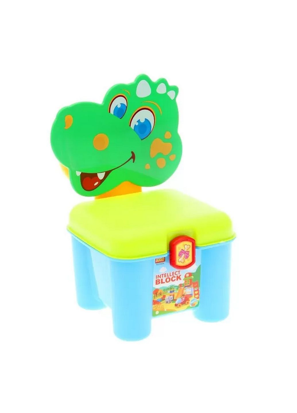 Дитячий конструктор "динозаврик" для малюків у валізі-стульчику Bambi (282585602)
