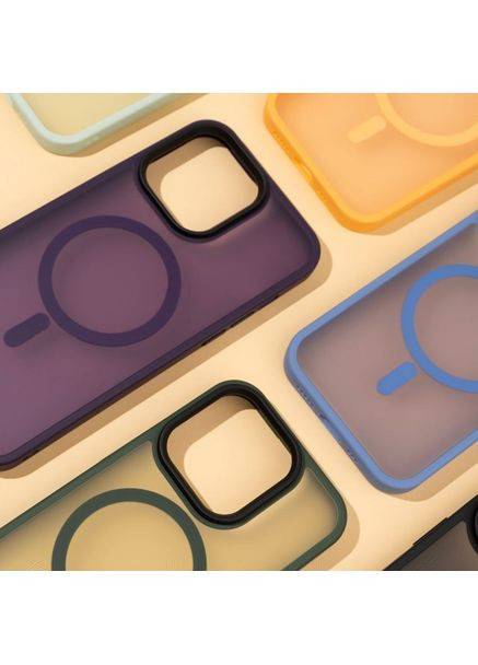 Чохол Matte Insane Case with MagSafeg iPhone 16 Pro (gray) Wave (360421042)