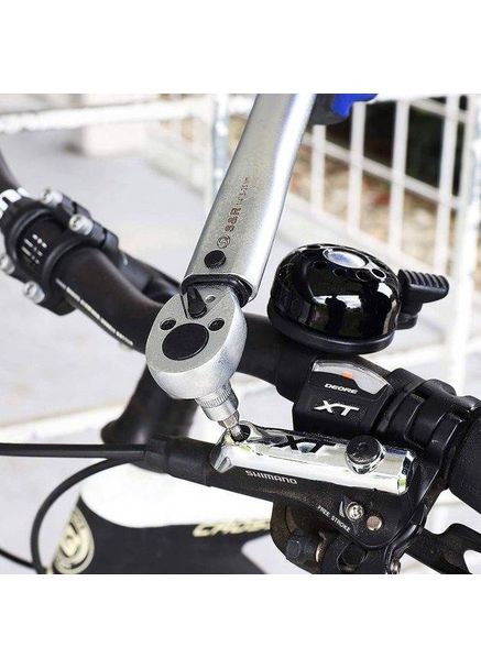 Ключ динамометрический 1/4" 5-25 Nm L272мм + 7 бит (465014025) S&R (323087528)