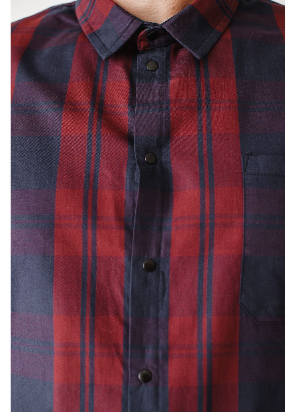 Коричневая повседневный, джинсовая, кэжуал рубашка в клетку No Brand