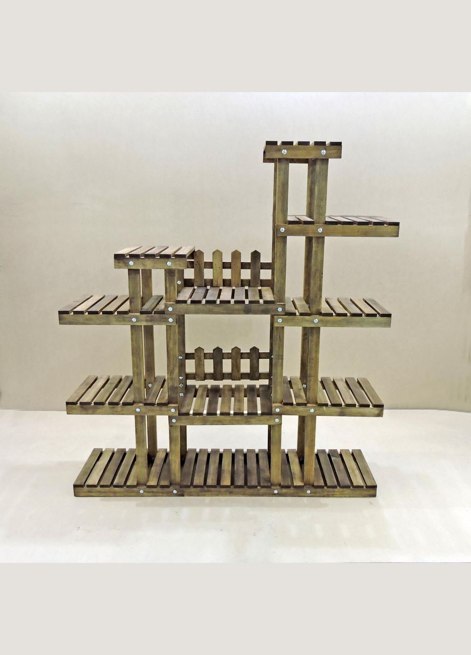 Подставка для цветов из дерева Бордо капучино (ЦВТ-002409) No Brand (328226457)