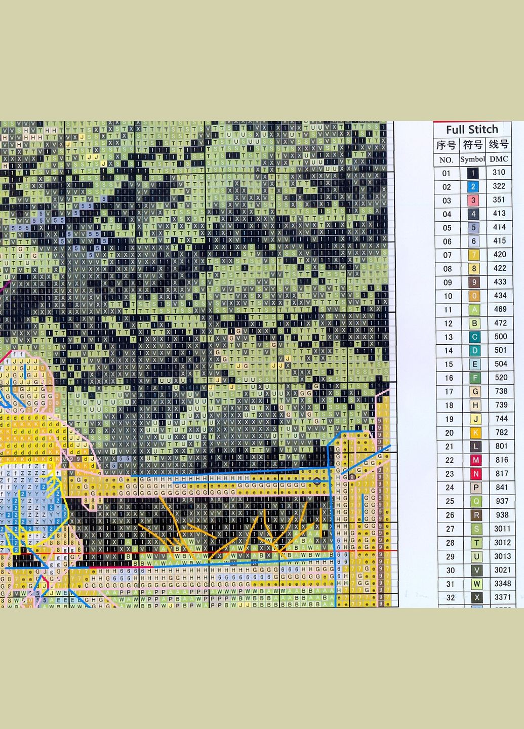 Набор для вышивания по нанесённой на канву схеме "Childhood 6". AIDA 14CT printed, 40*30 см Joy Sunday (313614529)