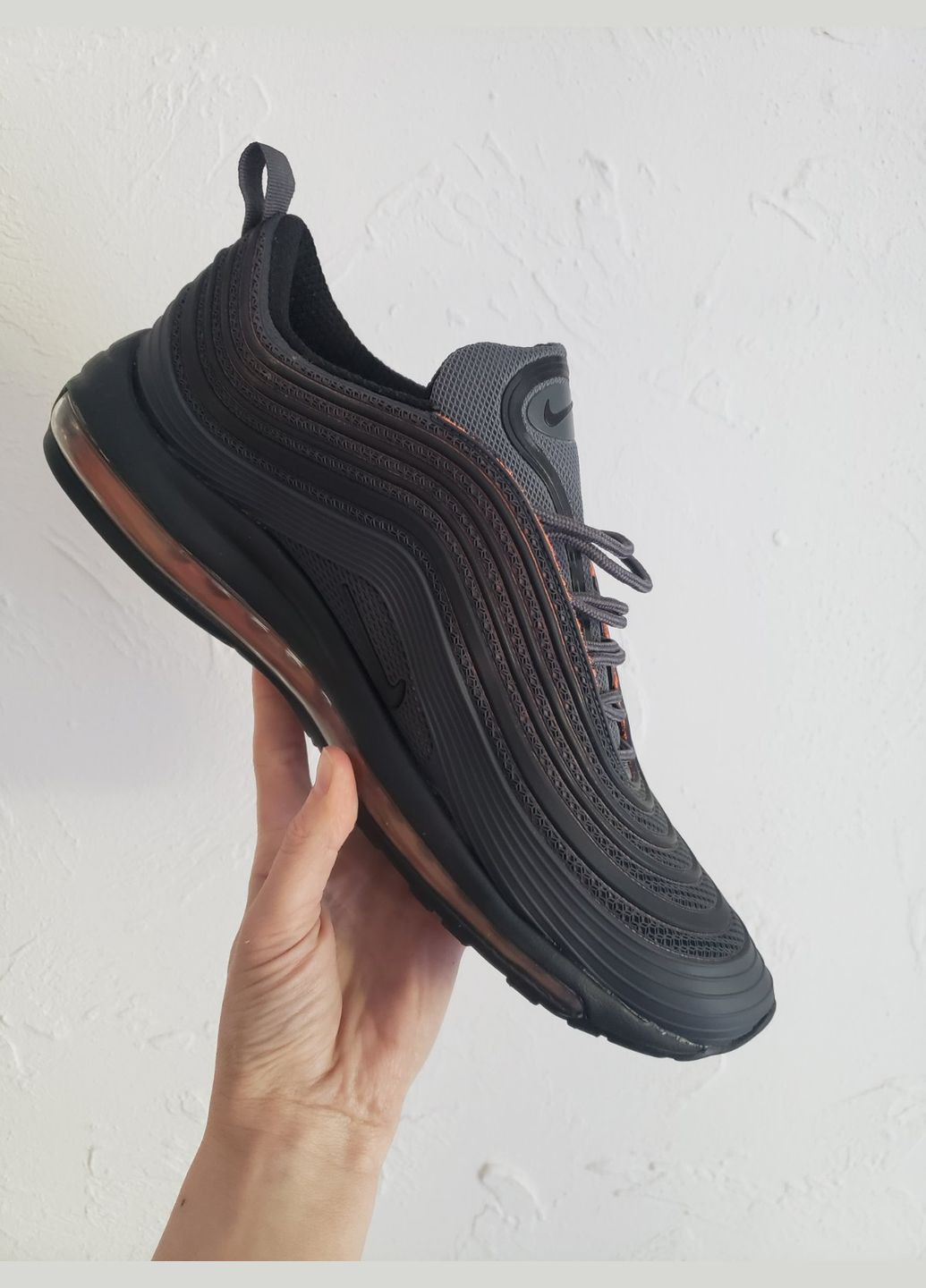 Темно-серые кроссовки Nike Air Max 97