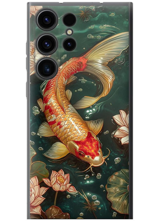 Силіконовий чохол 'Мелодія Лотоса' для Endorphone Samsung Galaxy S23 Ultra (291127483)