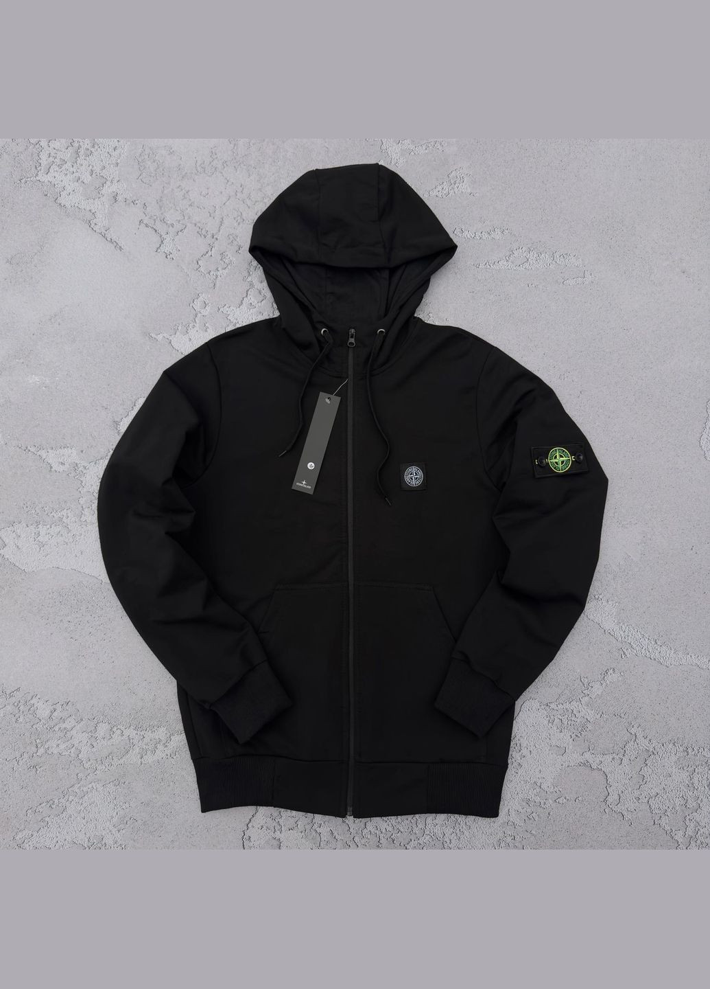 Зіп худі SI чорний No Brand (341285080)