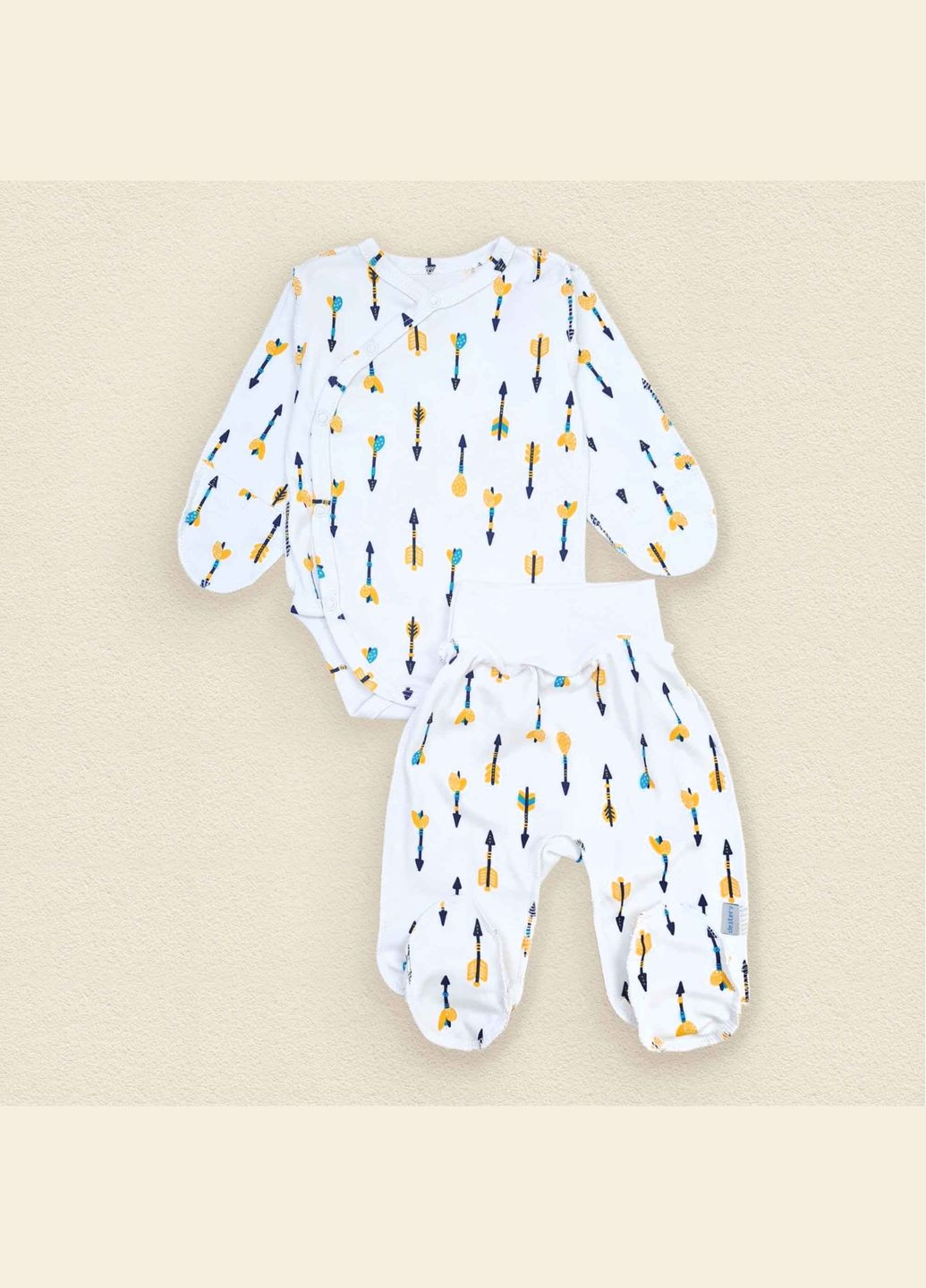 Белый летний комплект для новорожденных dexter`s интерлок be brave dexter's