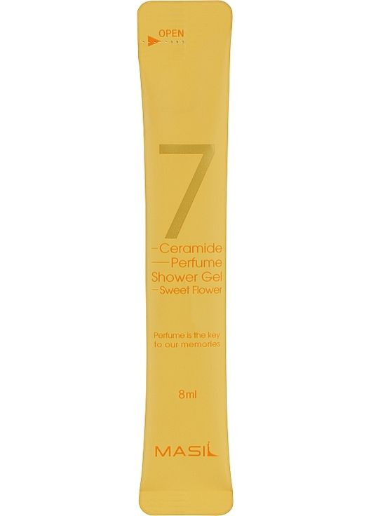 Гель для душа с ароматом сладких цветов 7 Ceramide Perfume Shower Gel Sweet Flower 8ml (1370346-31160547) MASIL (368601635)