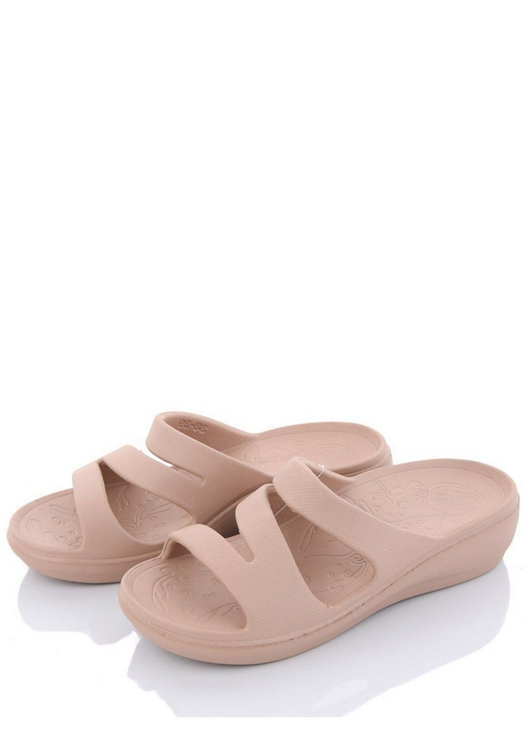 Бежевые шлепанцы wn407-4 ITTS