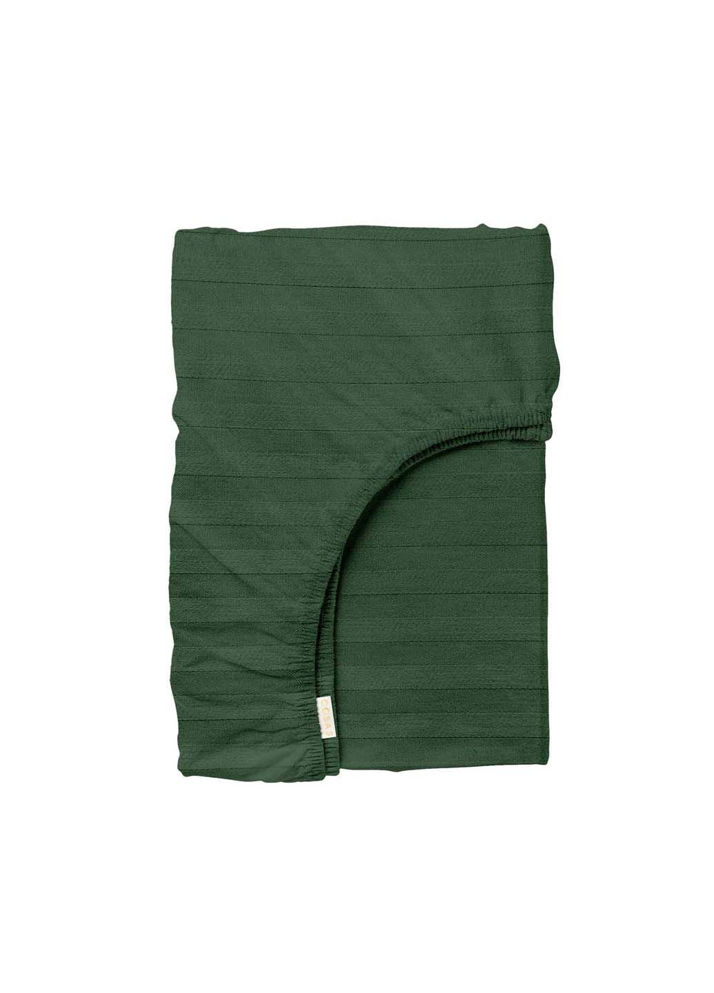 Подростковая постель сатин с простыней на резинке FOREST 160х220 см Cosas (307477492)