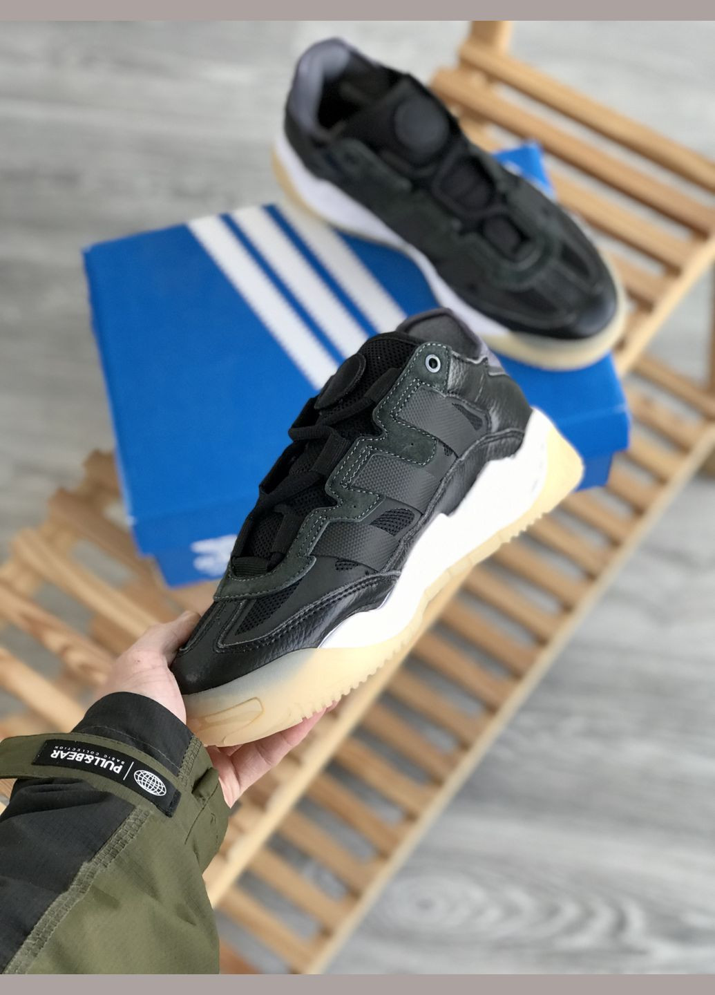 Кросівки жіночі і чоловічі Adidas Niteball black white | Адідас Найтбол чорні білі No Brand чорно-білі демісезони (307397765)