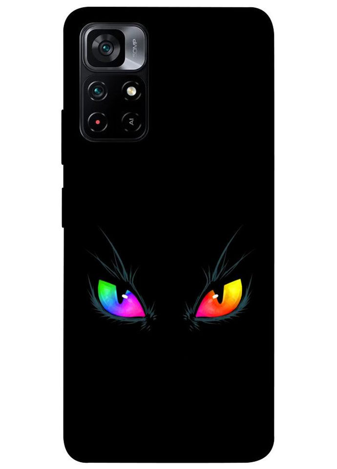 Чехол с принтом для Xiaomi Poco M4 Pro 5G / для Ксеми, сяоми, ксиоми поко М4 о Кошачий взгляд No Brand (339061906)