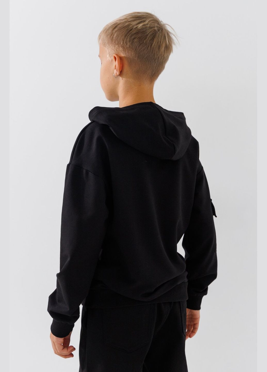 Худи с принтом для мальчика 325447 140 см Черный shop (2000990809582) ALG (321961850)