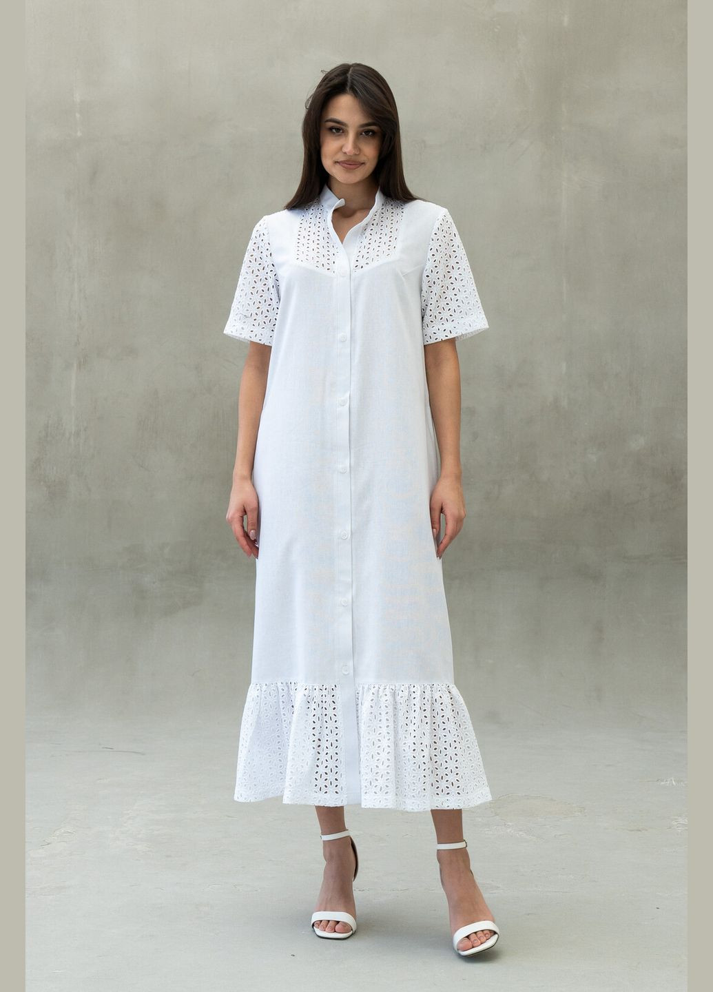 Білий кежуал, святковий сукня ри мари аула ск 0125 RiMari