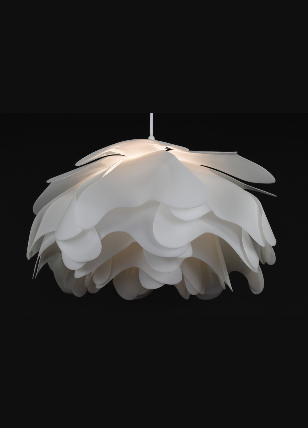 Люстра підвісна на 1 лампочку 27625 Білий 35-130х45х45 см. Sunnysky (365726112)