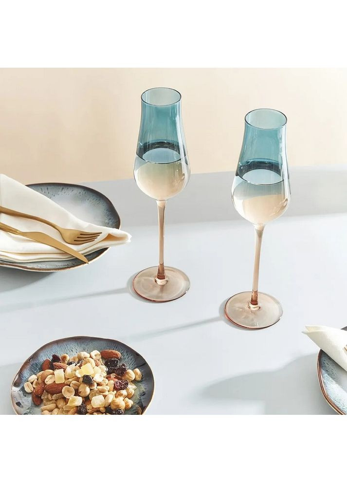 Набор бокалов для шампанского 2 шт 250 мл 13683 Fissman (367078752)