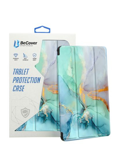 Чохол до планшета Soft Edge TPU Xiaomi Redmi Pad SE 8.7" Green Marble (712574) BeCover Soft Edge TPU Xiaomi Redmi Pad SE 8.7&quot; Green Marbl (366693749)