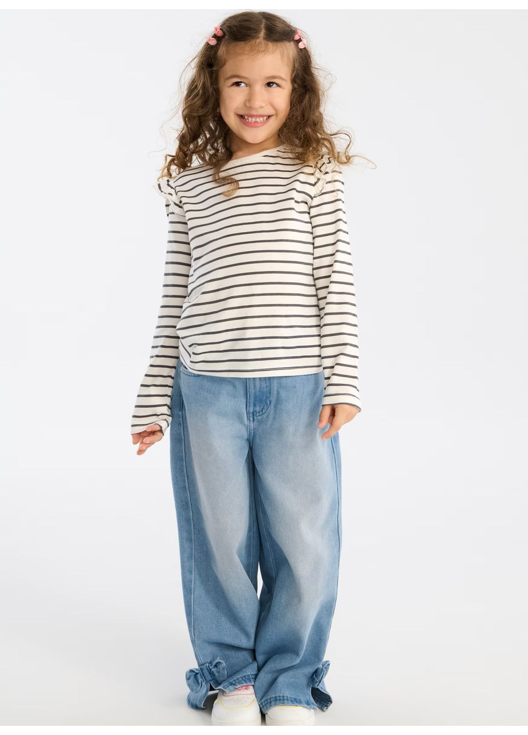 Разноцветный демисезонный повседневный лонгслив Sinsay в полоску