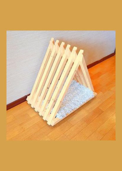 Домик для кошки из дерева Борман бланже (ДДК-000601) No Brand (328453092)