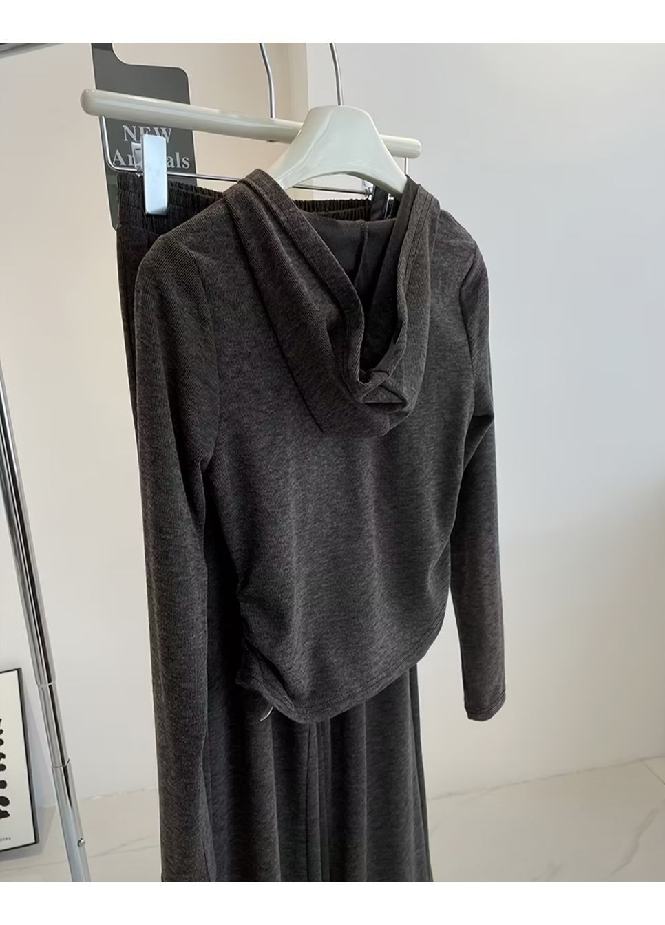 Модний жіночий костюм реглан та брюки палаццо SHEIN (364193827)