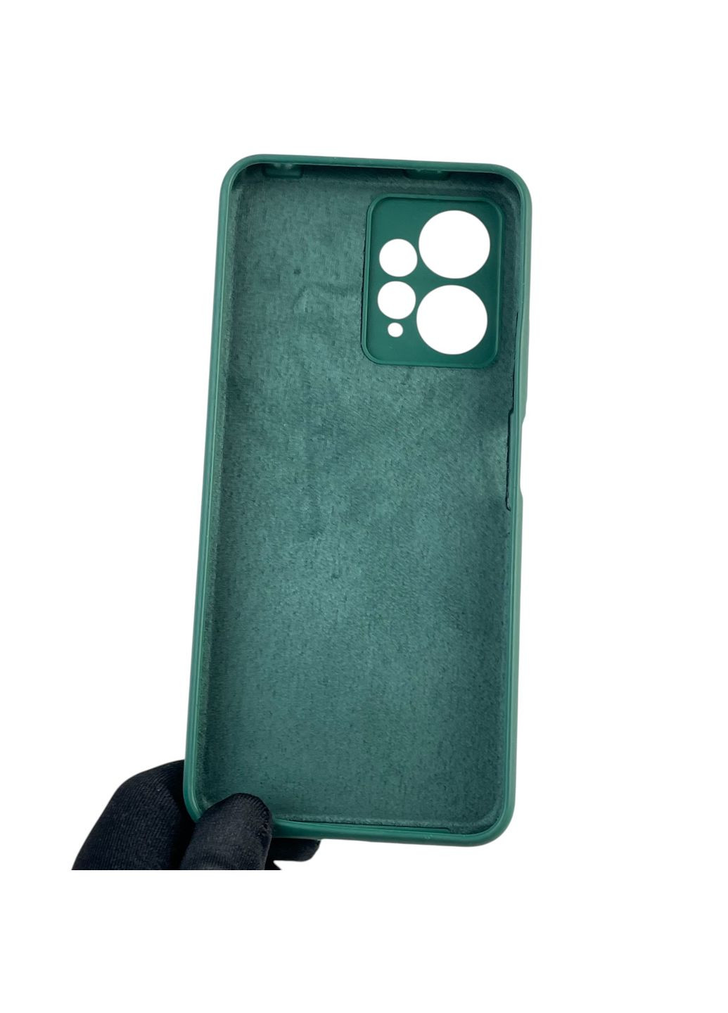 Чехол для Redmi Note 12 4G силиконовый с микрофиброй нескользящий на сяоми редми нот 12 4г зеленый Xiaomi (366387569)
