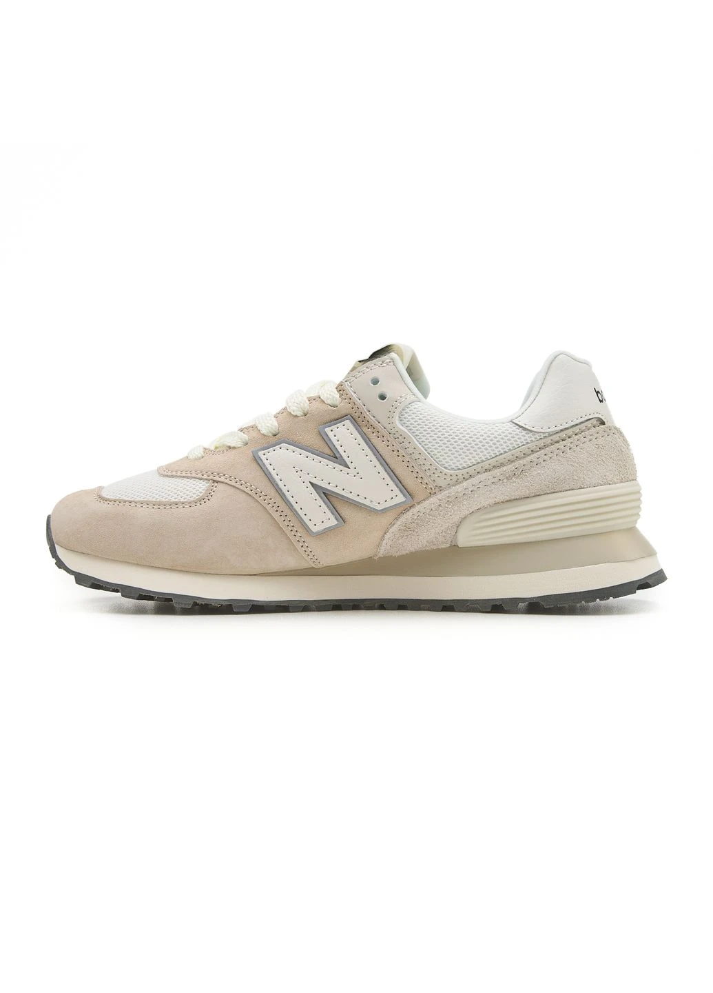 Білі кросівки чоловічі new balance 574 beige white нью беланс 574 білі демісезон No Brand